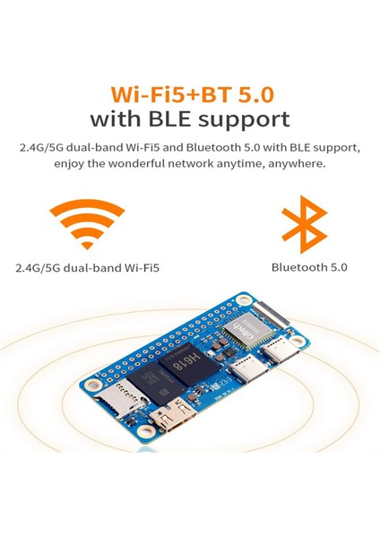 Sıfır 2W Wifi Bluetooth Tek Kartlı Bilgisayar Için (Yurt Dışından)