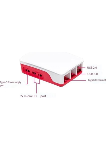 Pi5 Kılıfı Için Çok Işlevli Kırmızı Beyaz Kılıf (Yurt Dışından) fırsatları