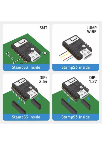 M5STAMP ESP32S3 Modülü Stamps3 Gömülü Ana Kontrol Çekirdek Modülü (Yurt Dışından) indirimleri