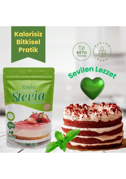 Double Zero Slim Stevialı Tatlandırıcı 1 kg