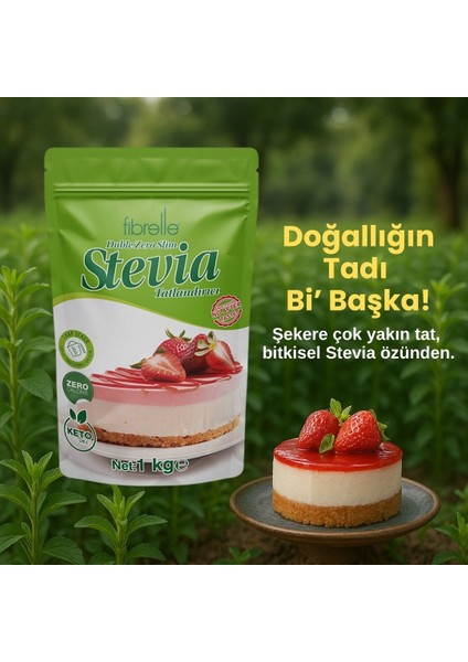 Double Zero Slim Stevialı Tatlandırıcı 1 kg
