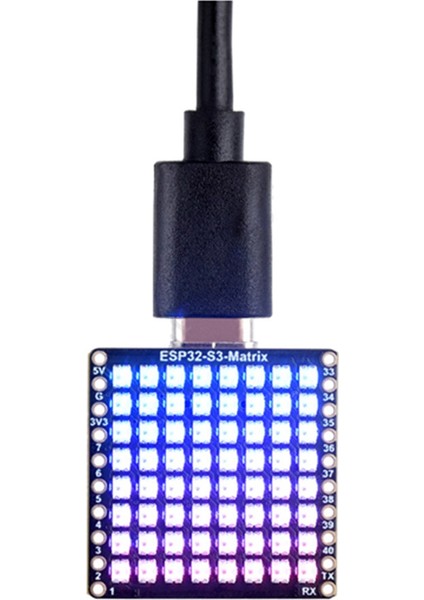 ESP32-S3 Geliştirme Kartı Wifi Bluetooth Matrix 8x8 Rgb-Led (Yurt Dışından)