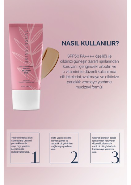 Bb Krem Dark | 50 Spf Uva/uvb Pa++++ Aydınlık ve Canlılık