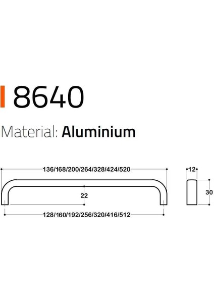 Mobilya Kulbu Mat Altın 128MM Kulp 1 Adet (SY8640 0128 Bb) fırsatları