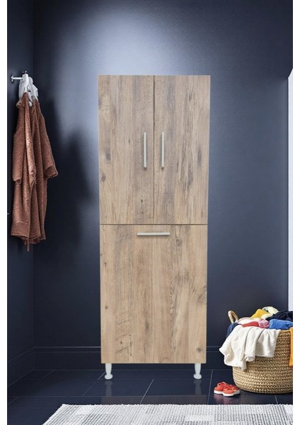 Azzuri Azzuri Home Çok Amaçlı Kirli Çamaşır Sepetli Banyo-Mutfak-Erzak Dolabı Atlantik Çam modelleri