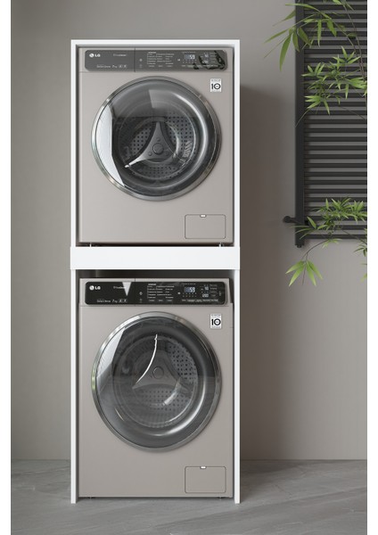 Banyo Dolabı Çamaşır ve Kurutma Makinesi Dolabı Çekmeceli