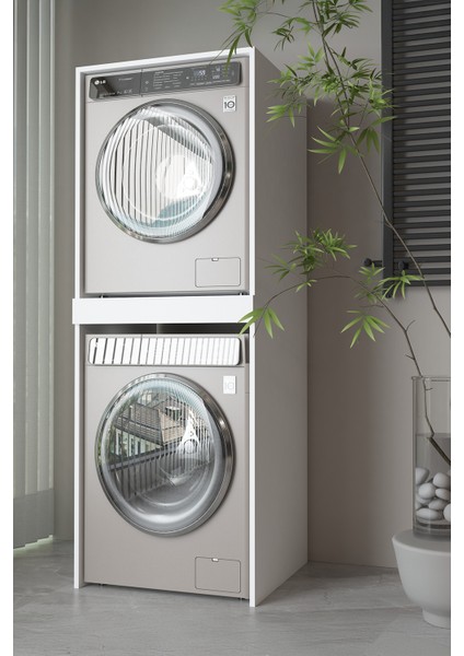 Banyo Dolabı Çamaşır ve Kurutma Makinesi Dolabı Çekmeceli