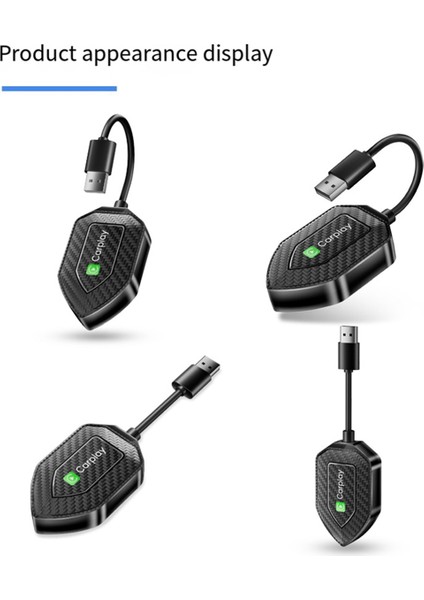 2'si 1 Arada Kablosuz Adaptör Kablosuz Carplay Android Adaptörü (Yurt Dışından)