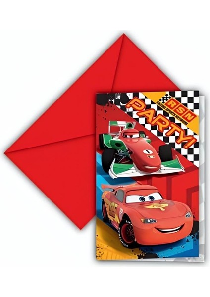 Cars Formula Davetiye