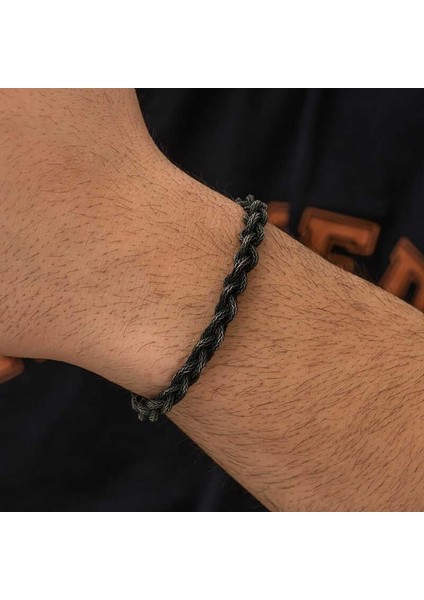 Gümüş Kazaziye Örgü Bileklik modelleri