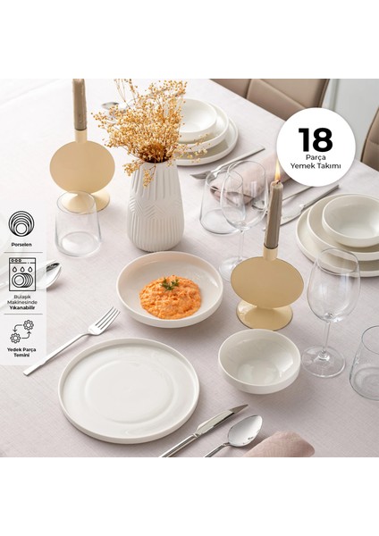 Akis 18 Parça Yemek Takımı