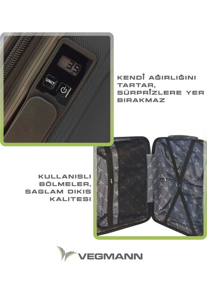 Tartılı Scavel Siyah Orta Boy Valiz indirimleri
