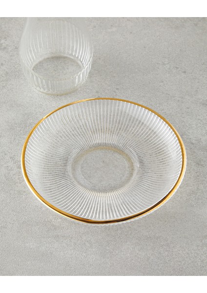 Janice Cam 12 Parça 6 Kişilik Çay Seti 135 ml Gold