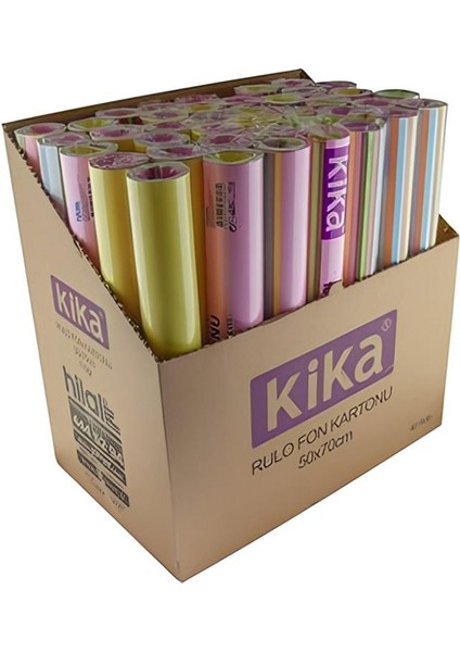 Karışık Rulo Fon Kartonu 100GR 50X70 fiyatları