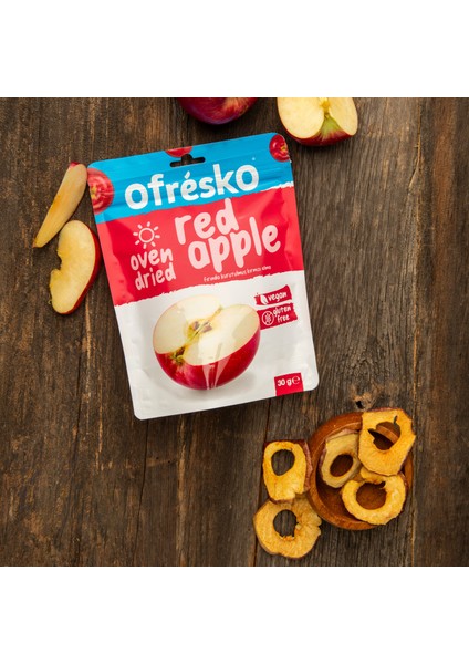 Fırında Kurutulmuş Kırmızı Elma 30 G Doypack - Kuru Meyve fırsatları