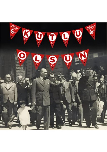En Güzel Bayram 23 Nisan Harf Afiş