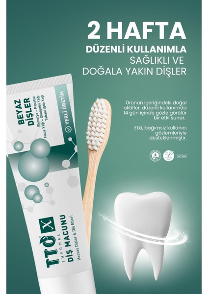 x Hassas Dişler ve Diş Etleri Için Beyazlatıcı Diş Macunu fırsatları