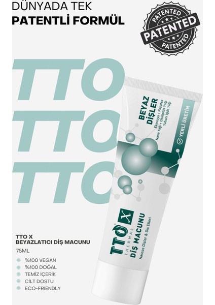 x Hassas Dişler ve Diş Etleri Için Beyazlatıcı Diş Macunu