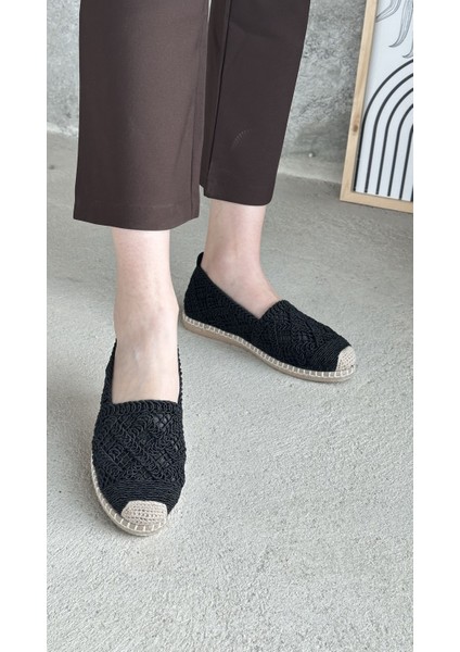 Mayfair Siyah Dantel Detaylı Espadril indirimleri