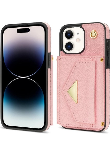 IPhone 12 Akordeon Kart Durumda Flip Cüzdan Durumda Manyetik ile Uyumlu (Yurt Dışından)