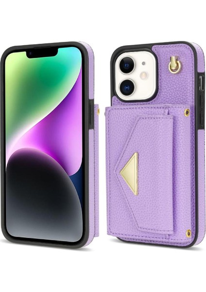 IPhone 11 Akordeon Kart Durumda Flip Cüzdan Durumda Pu Deri ile Uyumlu (Yurt Dışından)