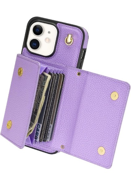 IPhone 11 Akordeon Kart Durumda Flip Cüzdan Durumda Pu Deri ile Uyumlu (Yurt Dışından) modelleri