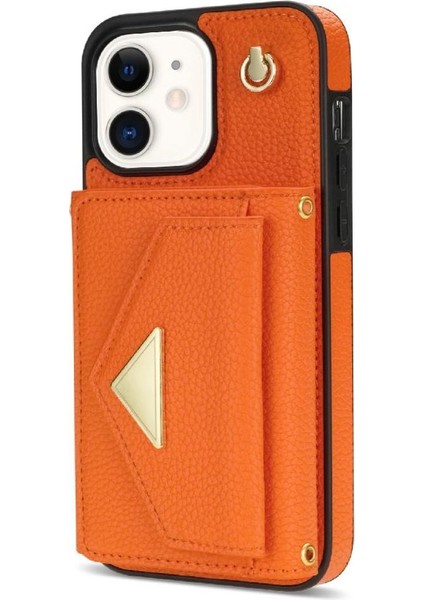 IPhone 12 Akordeon Kart Durumda Flip Cüzdan Durumda Manyetik ile Uyumlu (Yurt Dışından) indirimleri