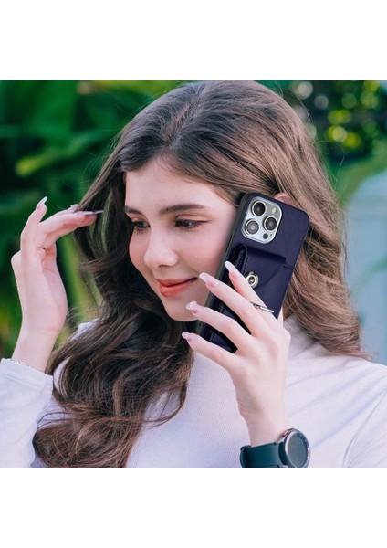 IPhone 13 Pro Max Benzersiz Kickstand Fonksiyonu Için Uyumlu Kılıf Yüksek (Yurt Dışından) modelleri