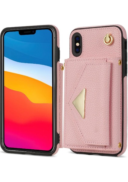 IPhone Xs Max Akordeon Kart Durumda Manyetik Kapatma Flip Pu ile Uyumlu (Yurt Dışından)