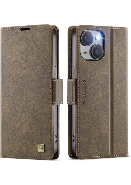 IPhone 14 Flip Case Kart Tutucu ile Uyumlu Rfid Engelleme Cüzdan Kılıf (Yurt Dışından) modelleri