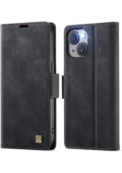 IPhone 14 Flip Case Kart Tutucu ile Uyumlu Rfid Engelleme Cüzdan Kılıf (Yurt Dışından) fırsatları