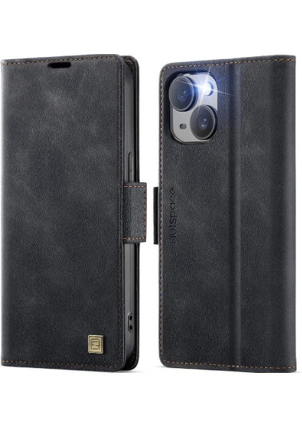 IPhone 13 Flip Case Cüzdan Kılıf ile Uyumlu Ince Clsssic Tarzı Kart (Yurt Dışından)