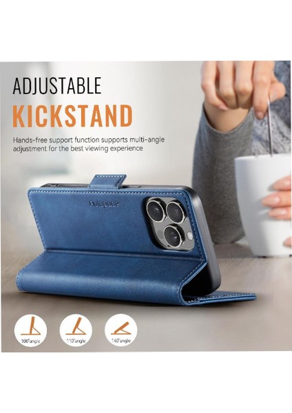 IPhone 13 Pro Max Flip Case Kart Tutucu Ince Clsssic Tarzı ile Uyumlu (Yurt Dışından) indirimleri