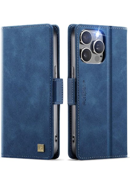 IPhone 12 Pro Max Flip Case Kart Tutucu Rfid Engelleme Ince ile Uyumlu (Yurt Dışından) fırsatları