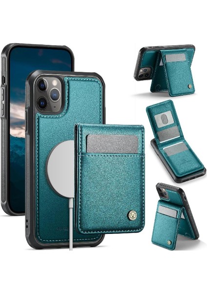 IPhone 11 Pro Max Case Cardsllots Kablosuz Şarj Standı ile Uyumlu (Yurt Dışından)