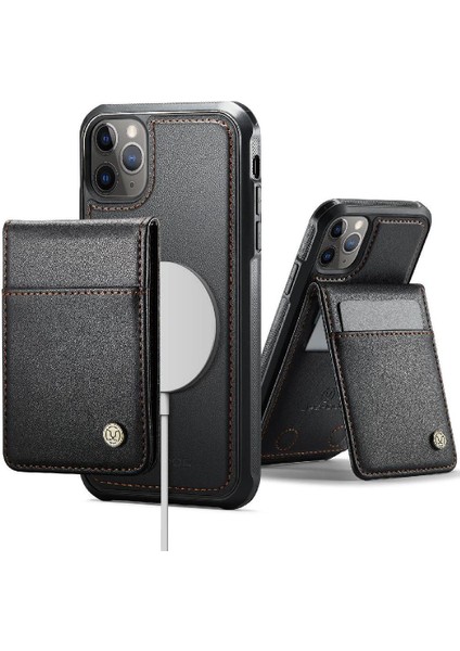 IPhone 11 Pro Max Case Cardsllots Kablosuz Şarj Standı ile Uyumlu (Yurt Dışından)