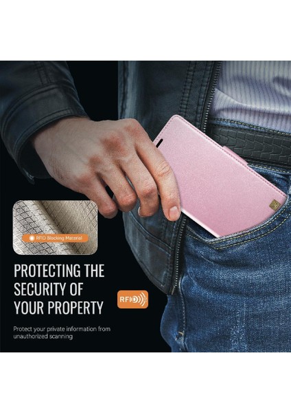IPhone 14 Pro Flip Case Cüzdan Durumda Ince Rfid Engelleme ile Uyumlu (Yurt Dışından) fiyatları