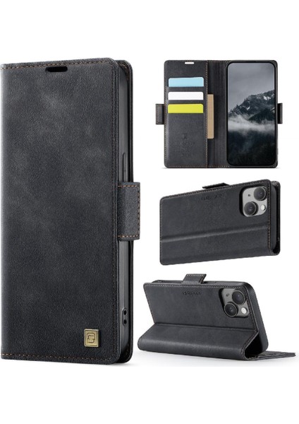 IPhone 15 ile Uyumlu Artı Flip Case Kart Tutucu Cüzdan Kılıf Rfid Ince (Yurt Dışından) indirimleri