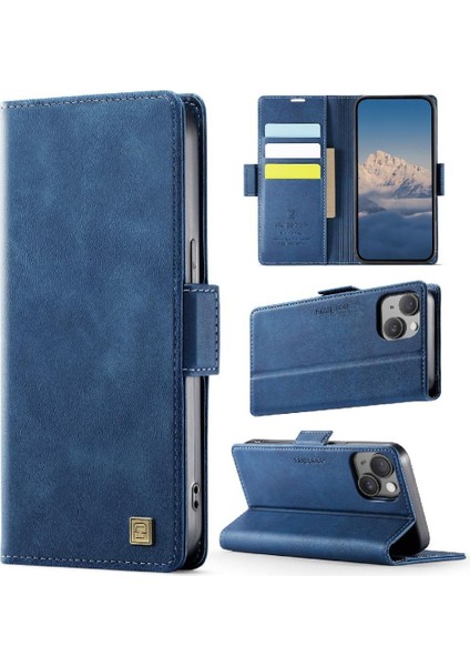IPhone 15 ile Uyumlu Artı Flip Case Kart Tutucu Cüzdan Kılıf Rfid Ince (Yurt Dışından)