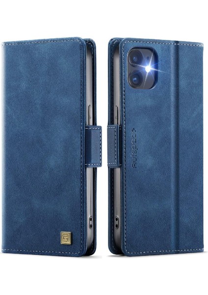 IPhone 12 Flip Case Cüzdan Kılıf ile Uyumlu Rfid Engelleme Kartı Tutucu (Yurt Dışından)