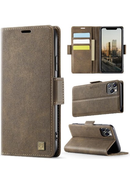 IPhone 11 Pro Flip Case Ince Kart Tutucu Cüzdan Kılıf Rfid ile Uyumlu (Yurt Dışından)