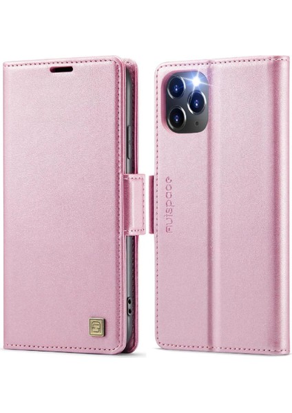 IPhone 11 Pro Flip Case Ince Kart Tutucu Cüzdan Kılıf Rfid ile Uyumlu (Yurt Dışından)