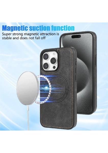 IPhone 13 Pro Max Telefon Kılıfı Ince Süper Güçlü Manyetik ile Uyumlu (Yurt Dışından) fırsatları