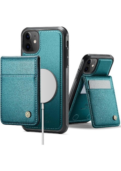 IPhone 11 Kılıf Kablosuz Şarj Rfıd Stand Kart Yuvası ile Uyumlu (Yurt Dışından) fiyatları