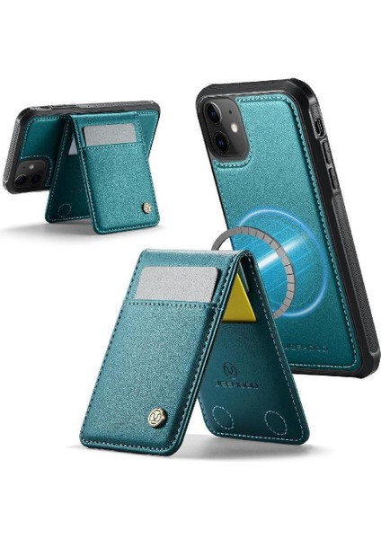 IPhone 11 Kılıf Kablosuz Şarj Rfıd Stand Kart Yuvası ile Uyumlu (Yurt Dışından) modelleri