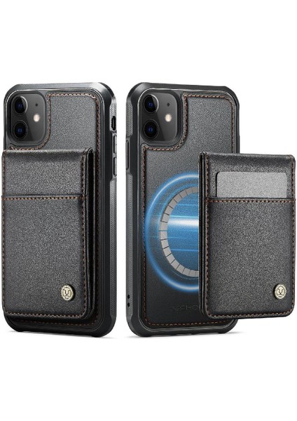 IPhone 11 Kılıf Kablosuz Şarj Rfıd Stand Kart Yuvası ile Uyumlu (Yurt Dışından) fırsatları