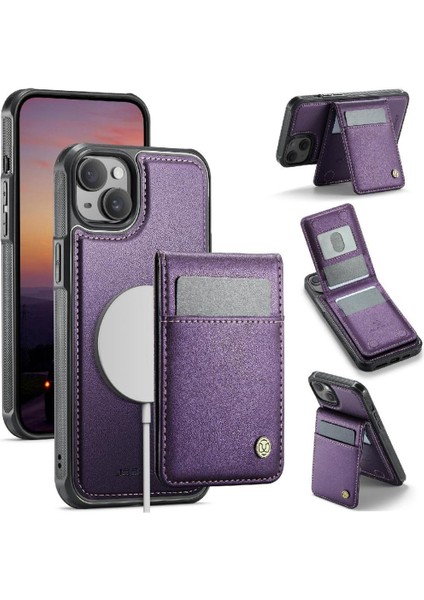 IPhone 14 Case Rfıd Stand Kablosuz Şarj Kartonları ile Uyumlu (Yurt Dışından)