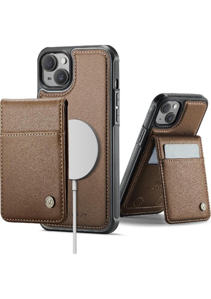 IPhone 14 Case Rfıd Stand Kablosuz Şarj Kartonları ile Uyumlu (Yurt Dışından)