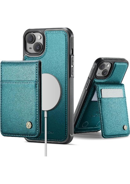 IPhone 15 Artı Durumda Rfıd Standı Kart Yuvası Kablosuz Şarj ile Uyumlu (Yurt Dışından) fiyatları