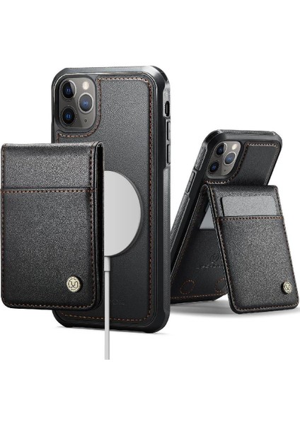 IPhone 11 Pro Kasa Rfıd Kart Yuvası Kablosuz Şarj Standı ile Uyumlu (Yurt Dışından)